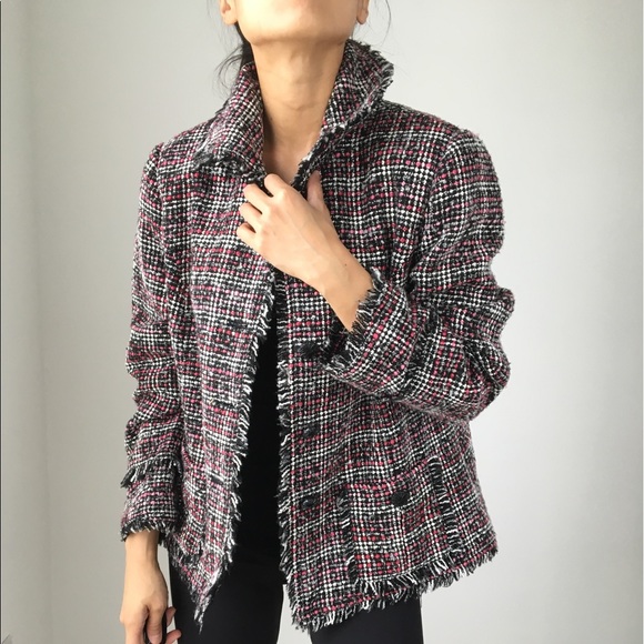 Chico's Jackets & Blazers - Classy Fringes tweed jacket